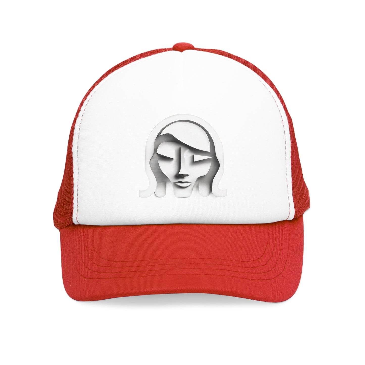 Savage Expression Hat – Bold Streetwear with Abstract Face Art