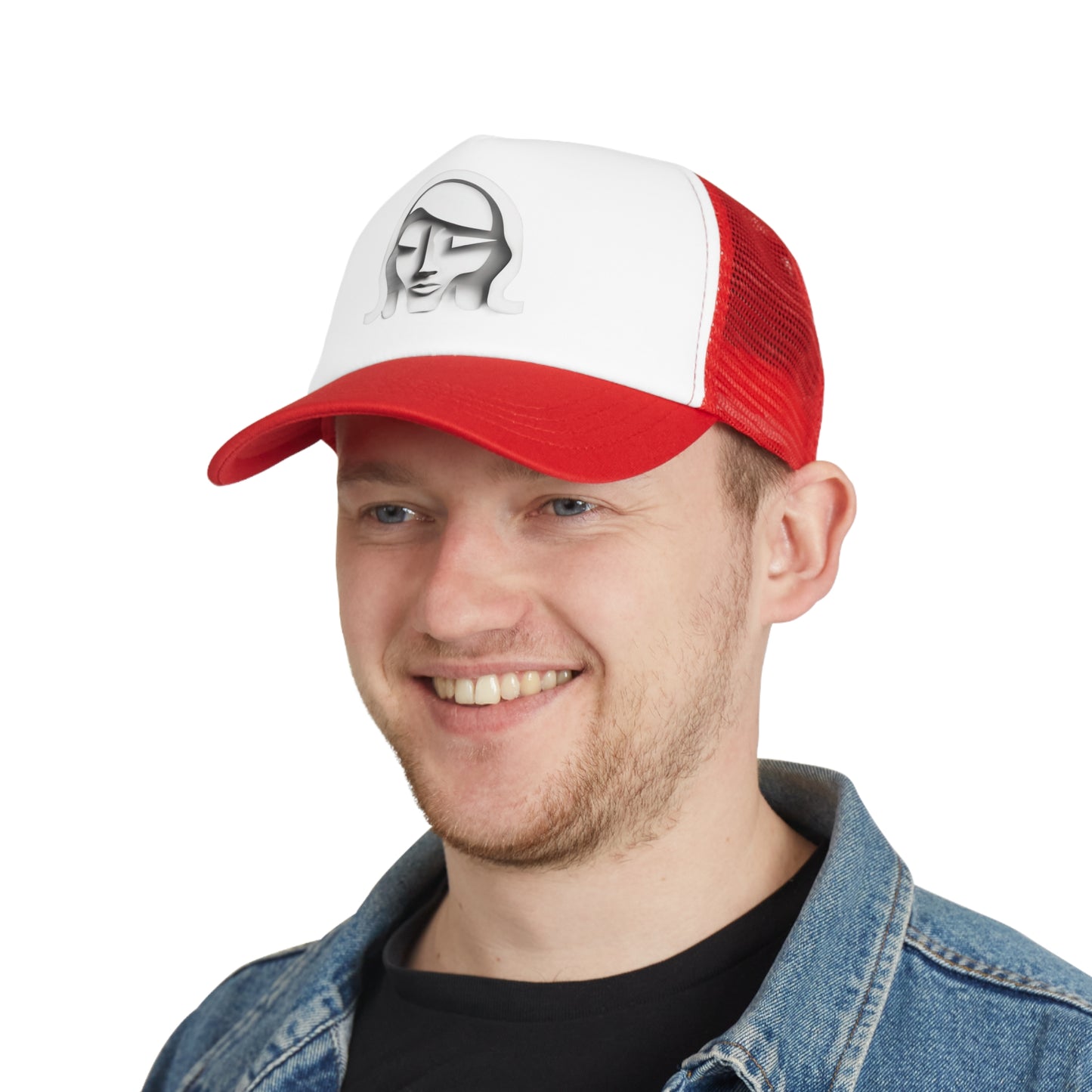 Savage Expression Hat – Bold Streetwear with Abstract Face Art