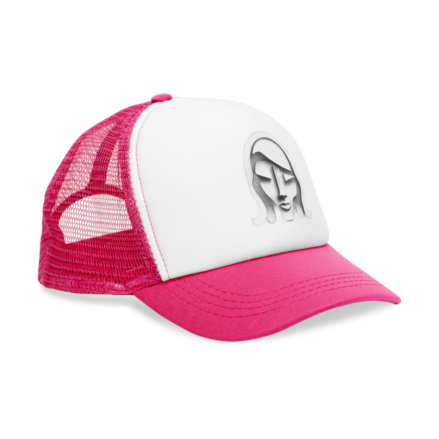 Savage Expression Hat – Bold Streetwear with Abstract Face Art