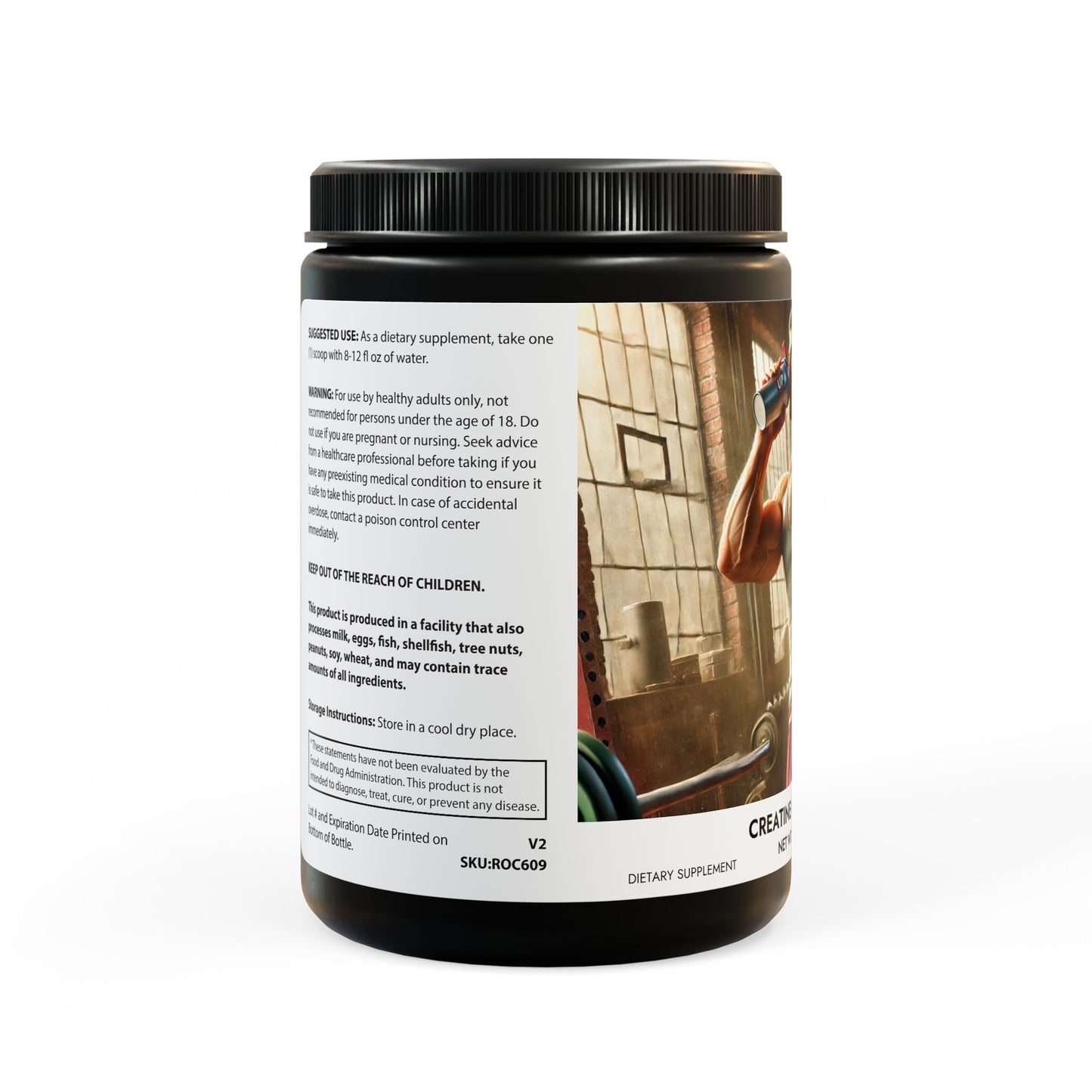 Savage Creatine Monohydrate (300g) – Maximize Strength, Power & Performance