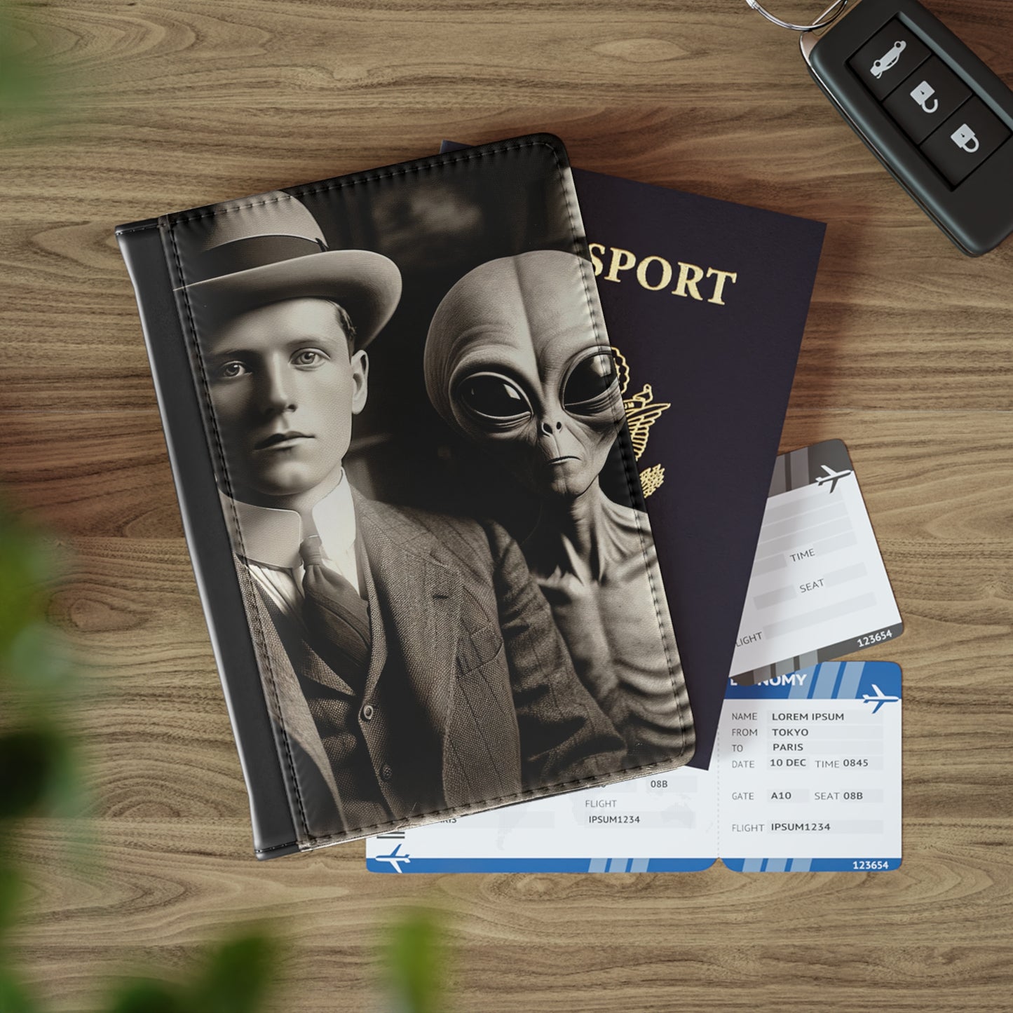 The Galactic Visitor Passport Cover – Elevate Your Travel Beyond the Stars