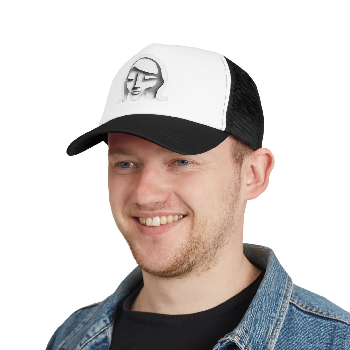Savage Expression Hat – Bold Streetwear with Abstract Face Art