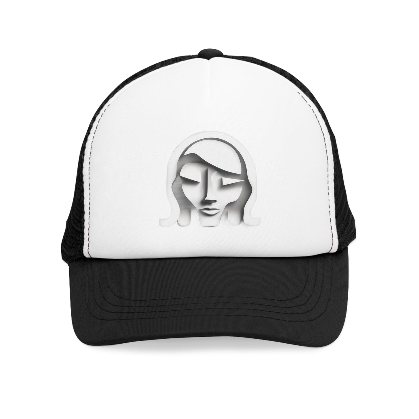 Savage Expression Hat – Bold Streetwear with Abstract Face Art