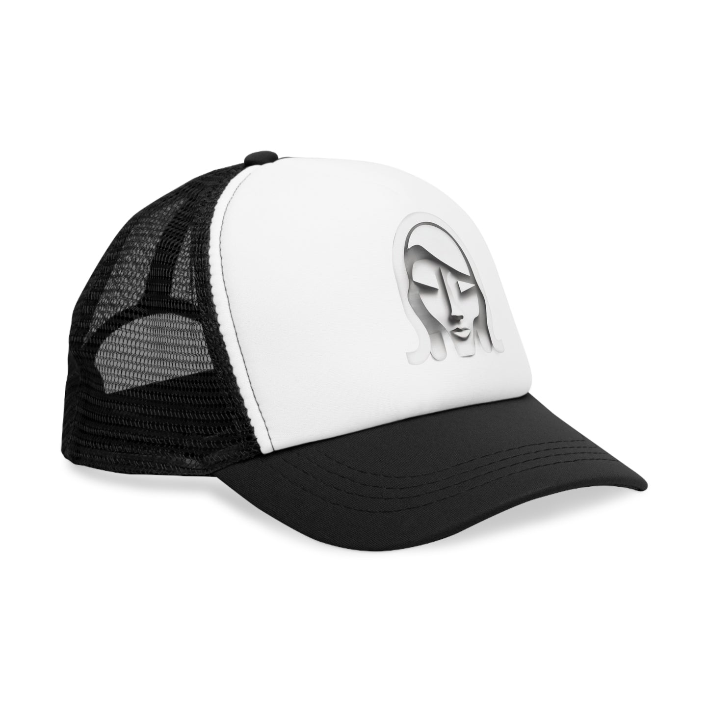 Savage Expression Hat – Bold Streetwear with Abstract Face Art