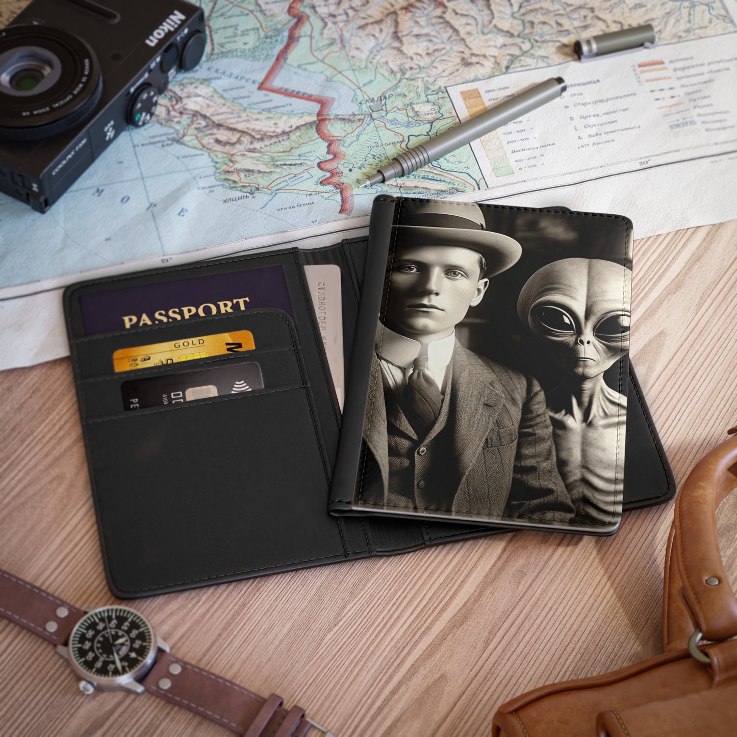 The Galactic Visitor Passport Cover – Elevate Your Travel Beyond the Stars