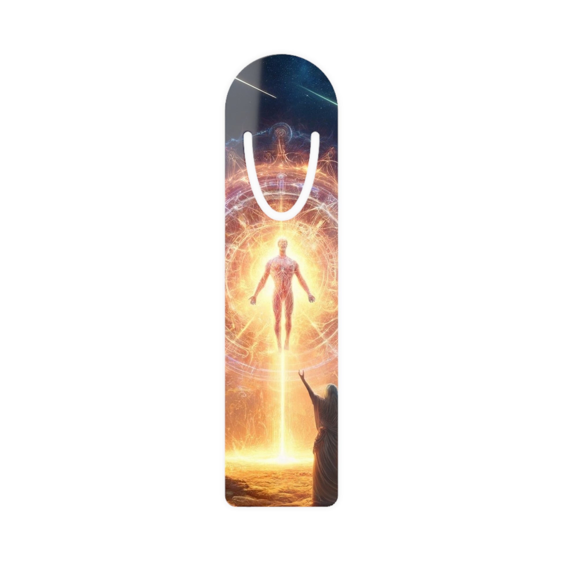 The Divine One Bookmark featuring intricate spiritual artwork, perfect for book lovers and collectors.