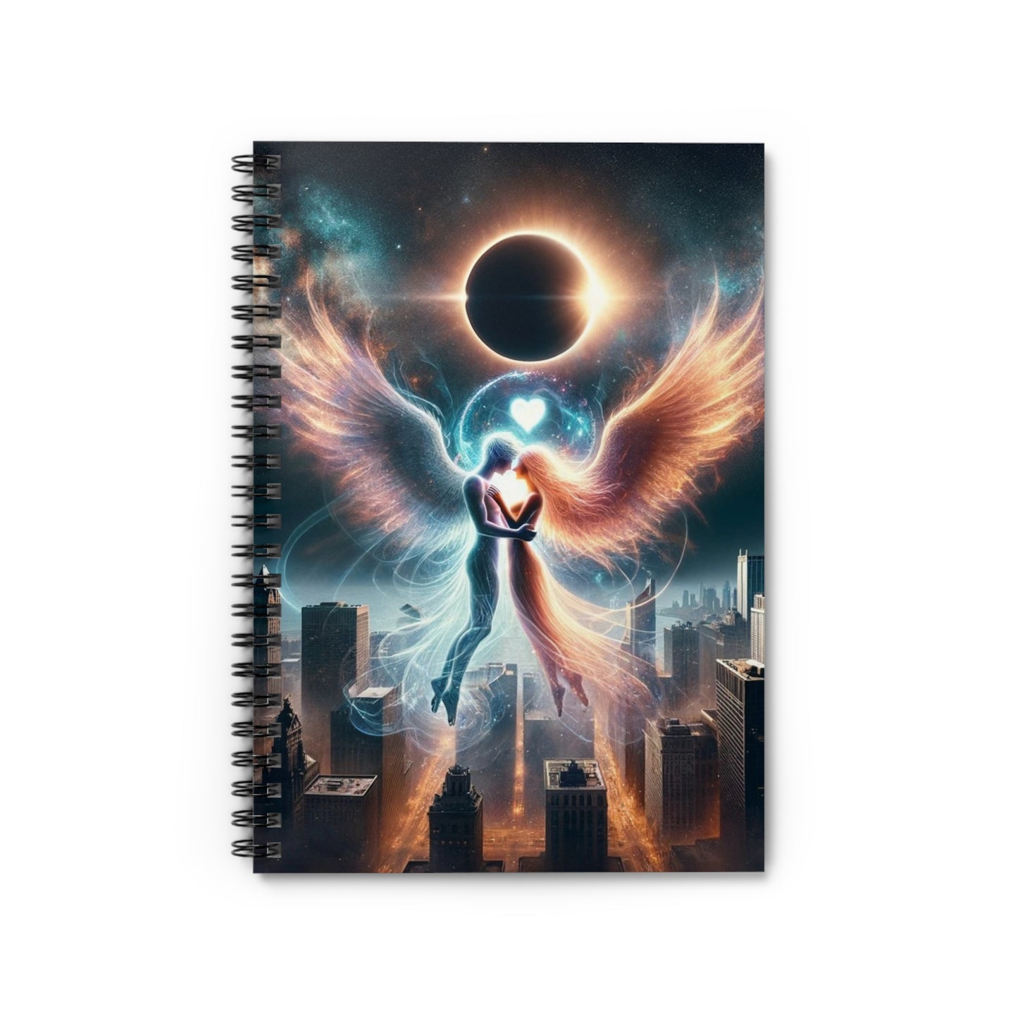 The Eternal Love Notebook cover features a beautifully designed spiritual and artistic theme for writers and creatives.