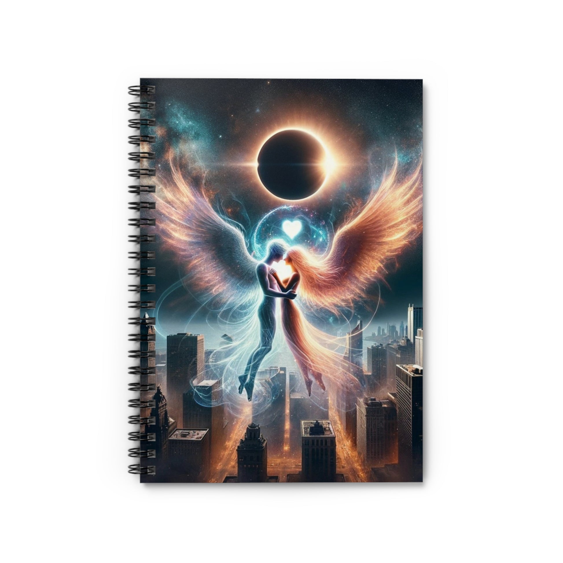 The Eternal Love Notebook cover features a beautifully designed spiritual and artistic theme for writers and creatives.