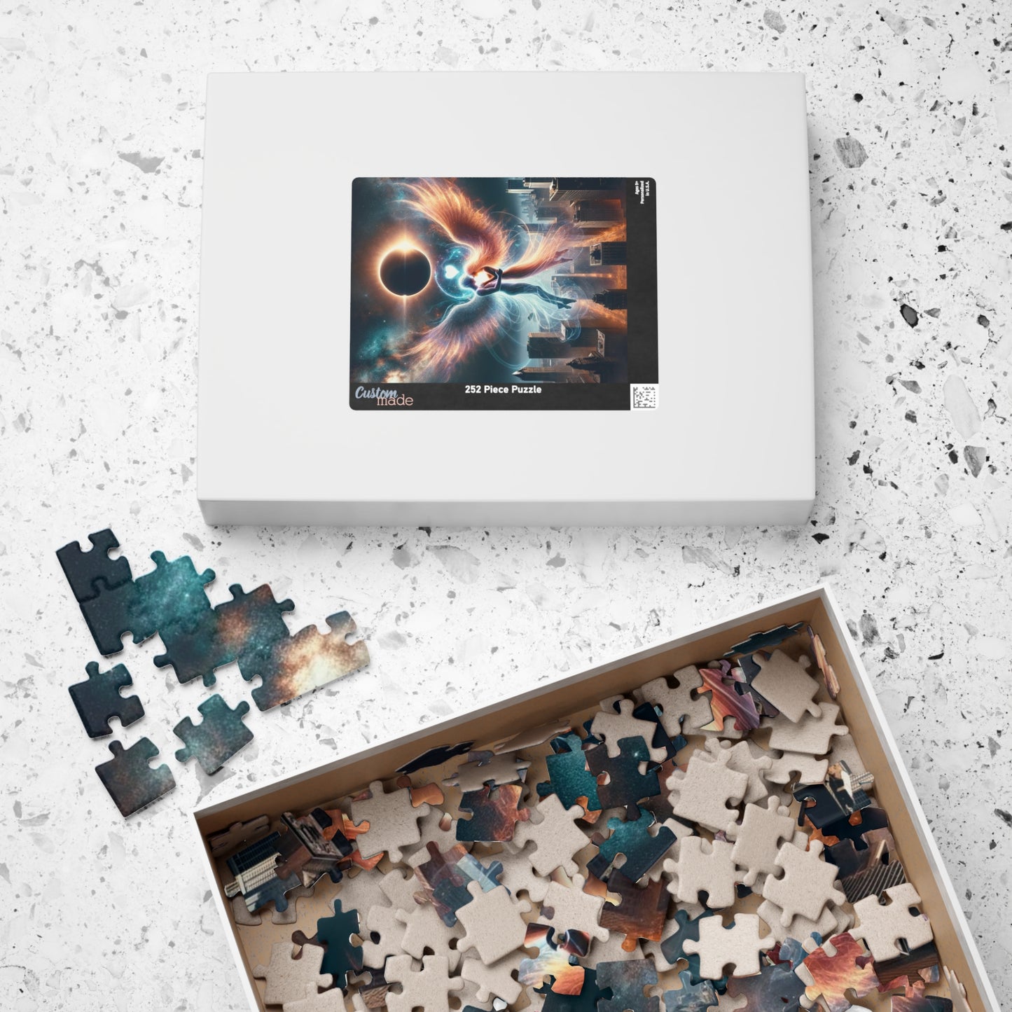 The Eternal Love Puzzle packaged securely in a premium box, perfect for gifting and safe shipping.