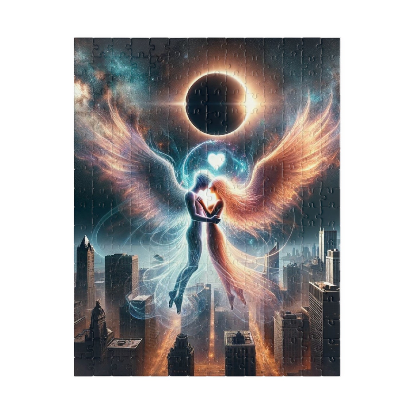 The Eternal Love Puzzle showcasing its intricate artwork, a stunning jigsaw puzzle for collectors and enthusiasts.