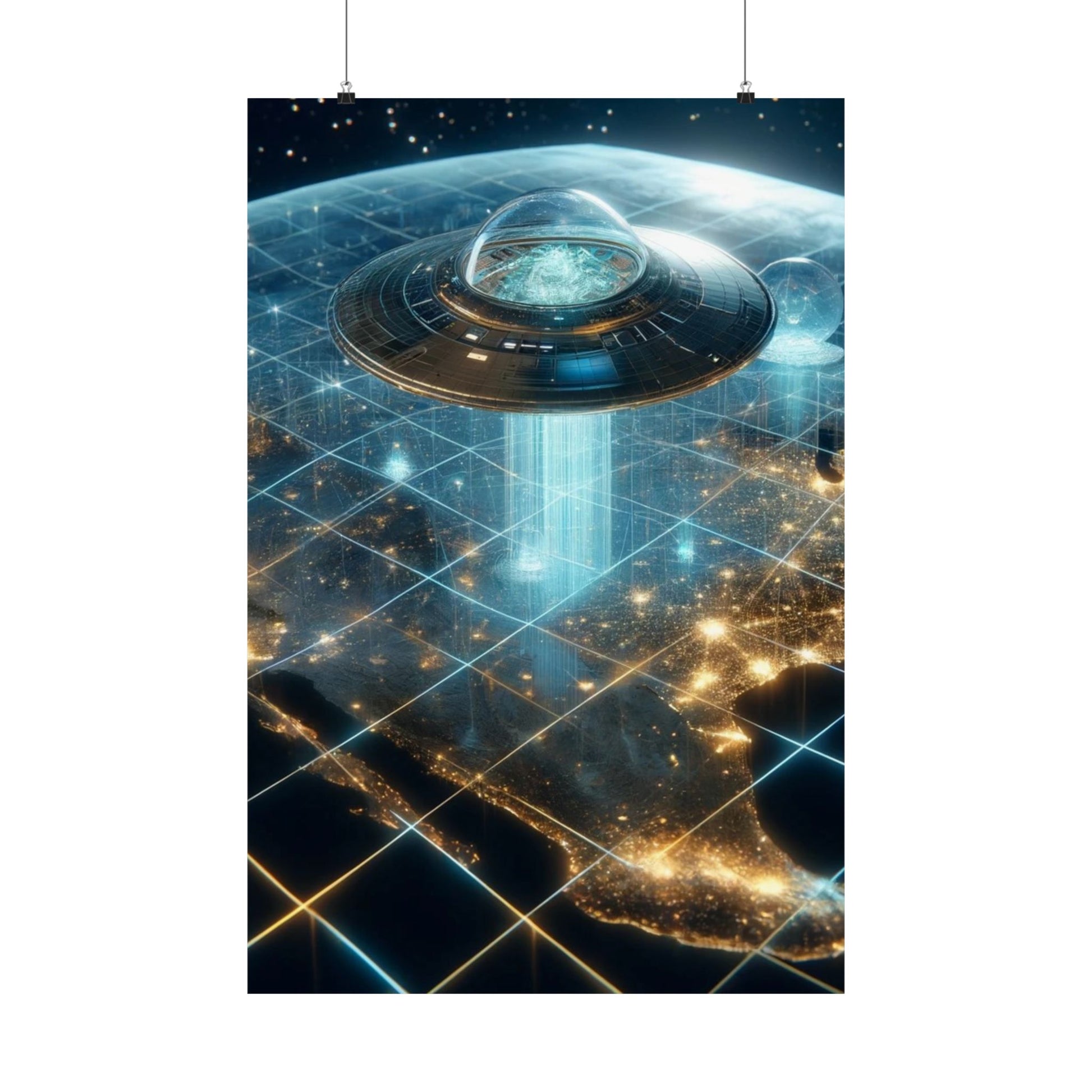 Galactic Guest II Poster – a stunning space-themed wall art print, perfect for sci-fi and astronomy lovers.