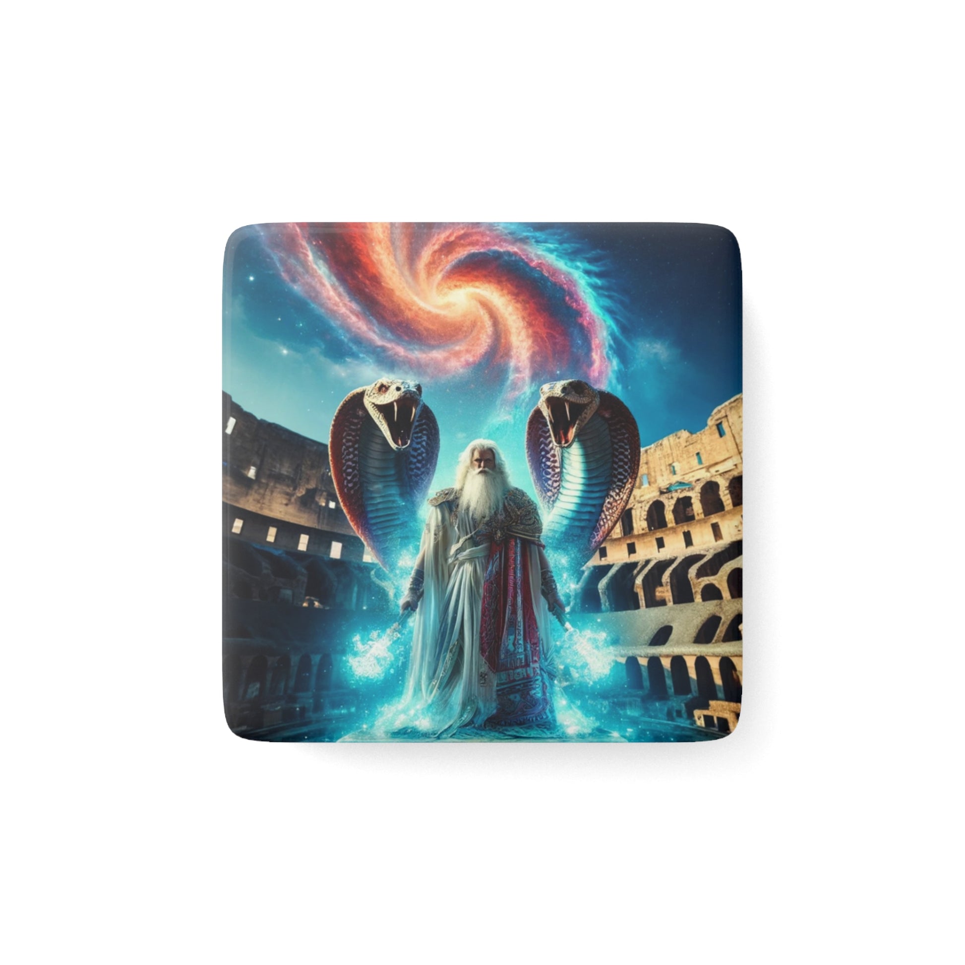 The Healer Magnet featuring a mesmerizing spiritual design, perfect for home or office decor.