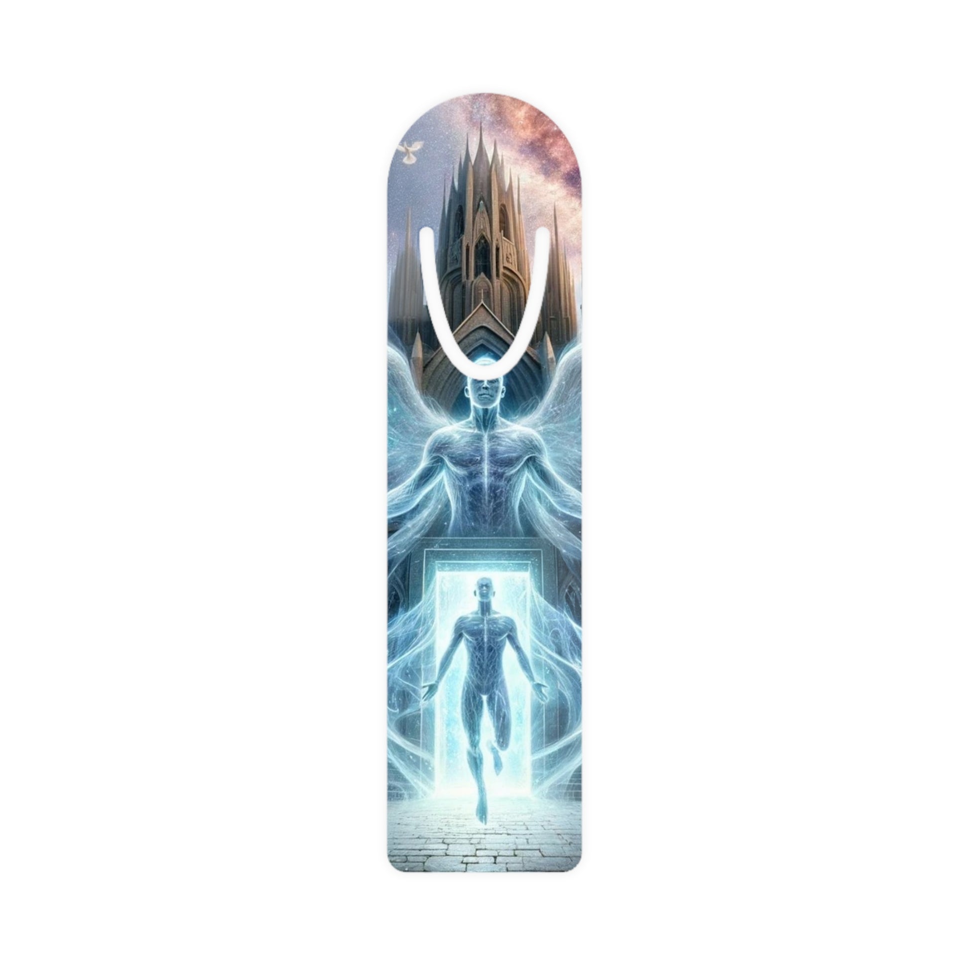 The Rebirth Bookmark featuring detailed fantasy artwork, perfect for book lovers and collectors.