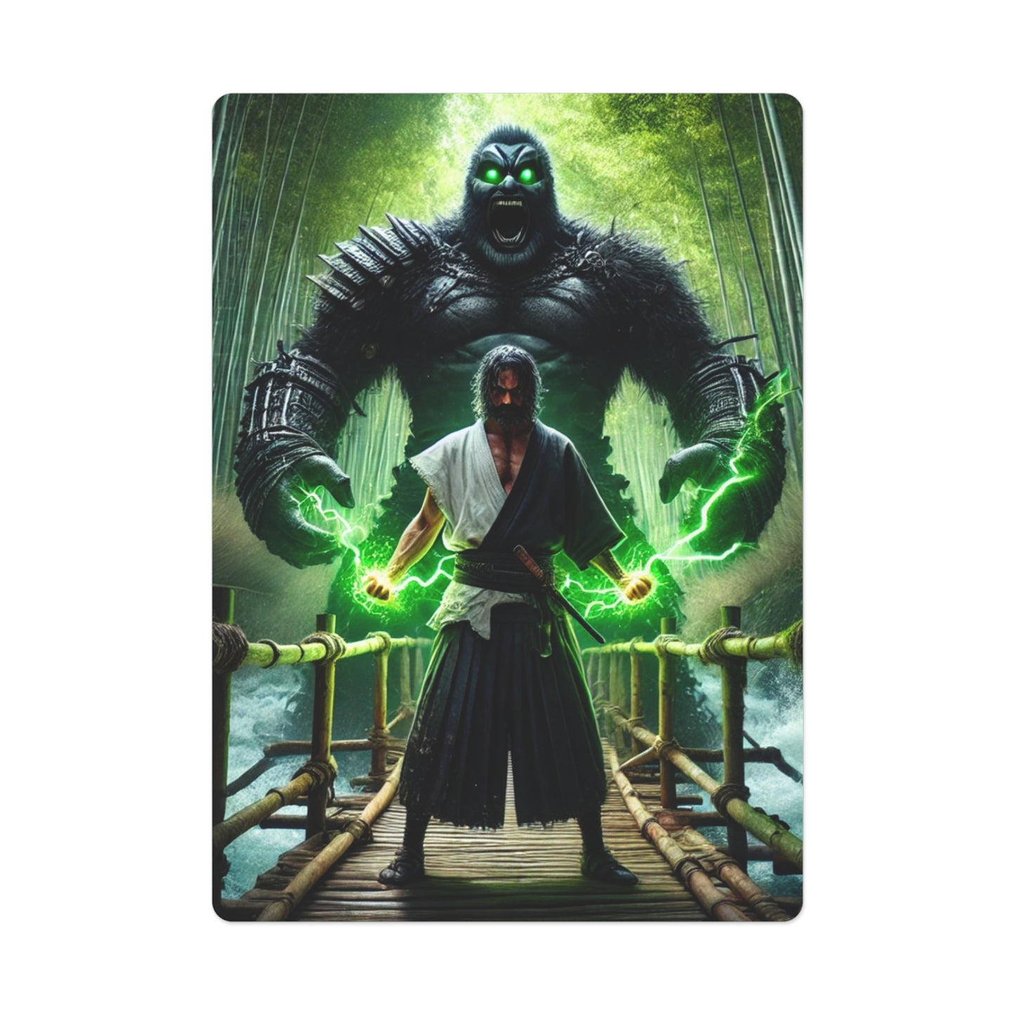 Samurai Poker Cards showcasing detailed artwork and unique playing card designs for collectors and players.