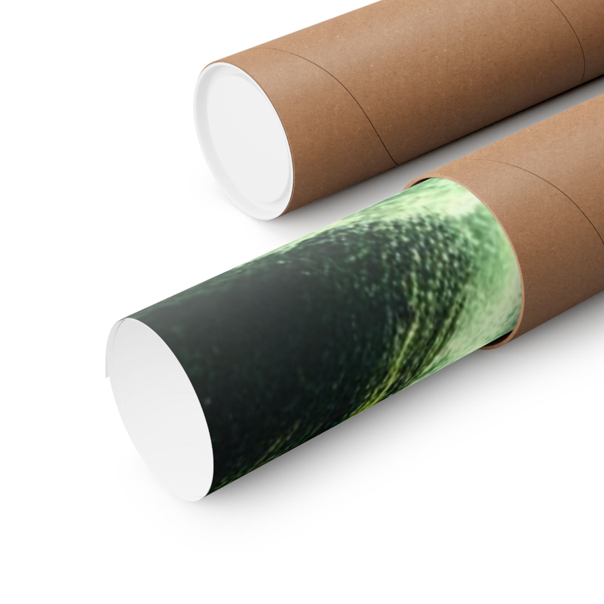 Samurai Showdown Poster securely rolled in a protective mailing tube for safe, crease-free shipping.