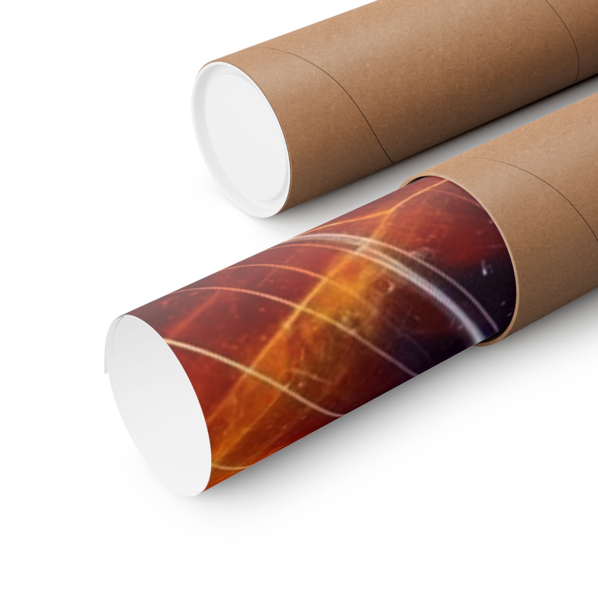 The Sirius Star Poster securely rolled in a protective mailing tube for safe shipping and damage-free delivery.