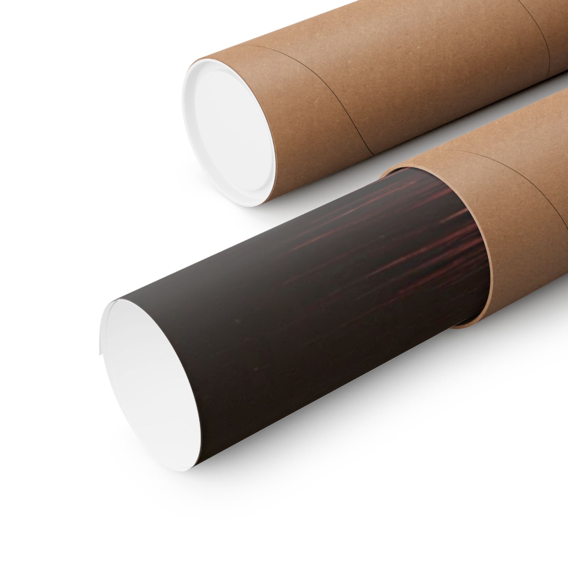 The Spiritual Sanctuary Poster securely rolled in a protective mailing tube for safe shipping and damage-free delivery.
