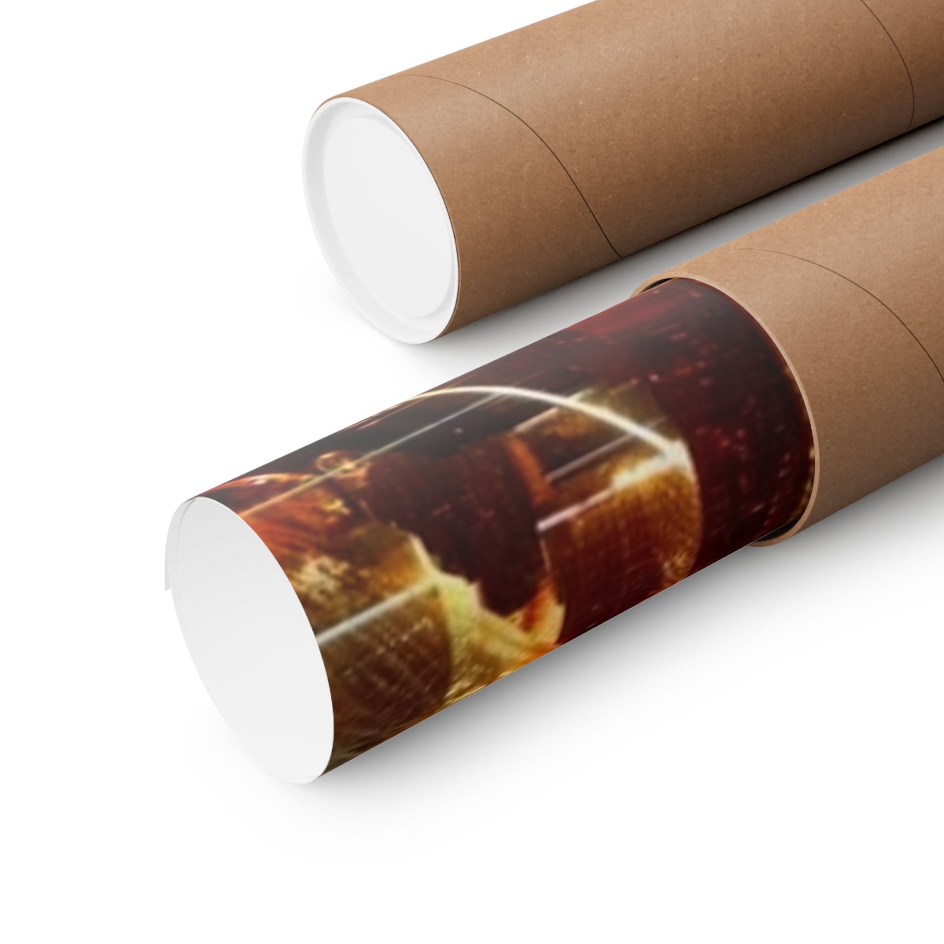 The Awakening Poster securely rolled in a protective mailing tube for safe shipping and damage-free delivery.