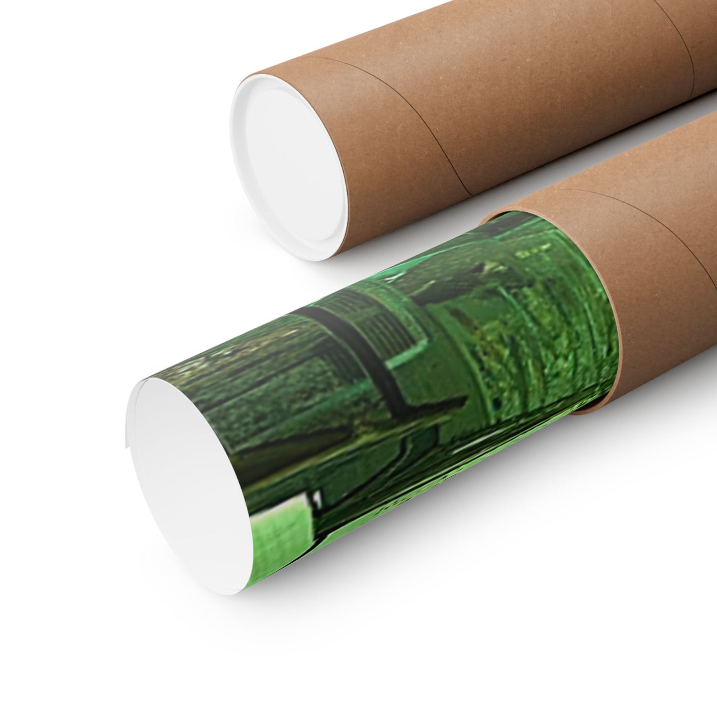 The Breakthrough Poster carefully rolled in a protective mailing tube for safe and secure shipping.