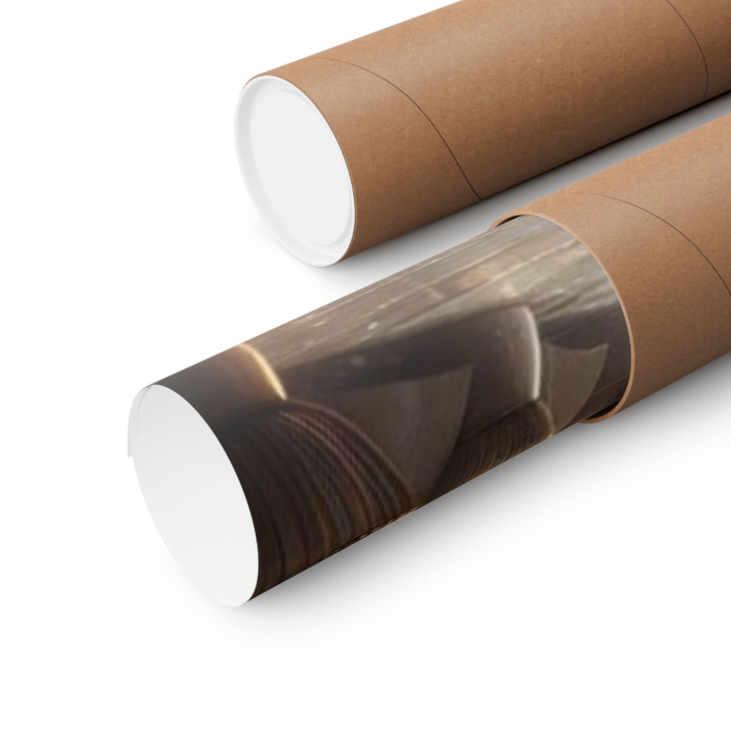 The Kingdom Poster securely rolled in a protective mailing tube for safe shipping and damage-free delivery.