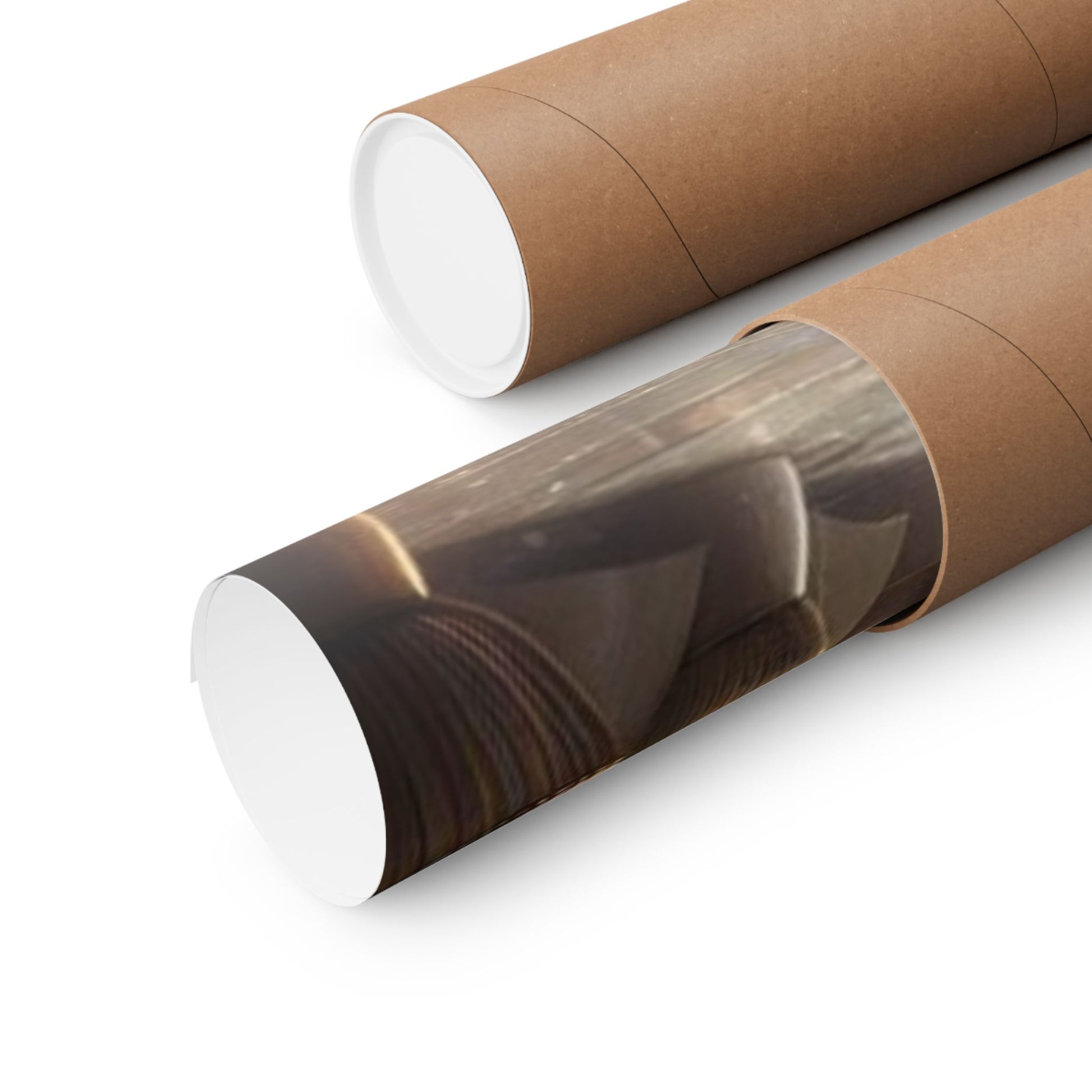 The Kingdom Poster securely rolled in a protective mailing tube for safe shipping and damage-free delivery.