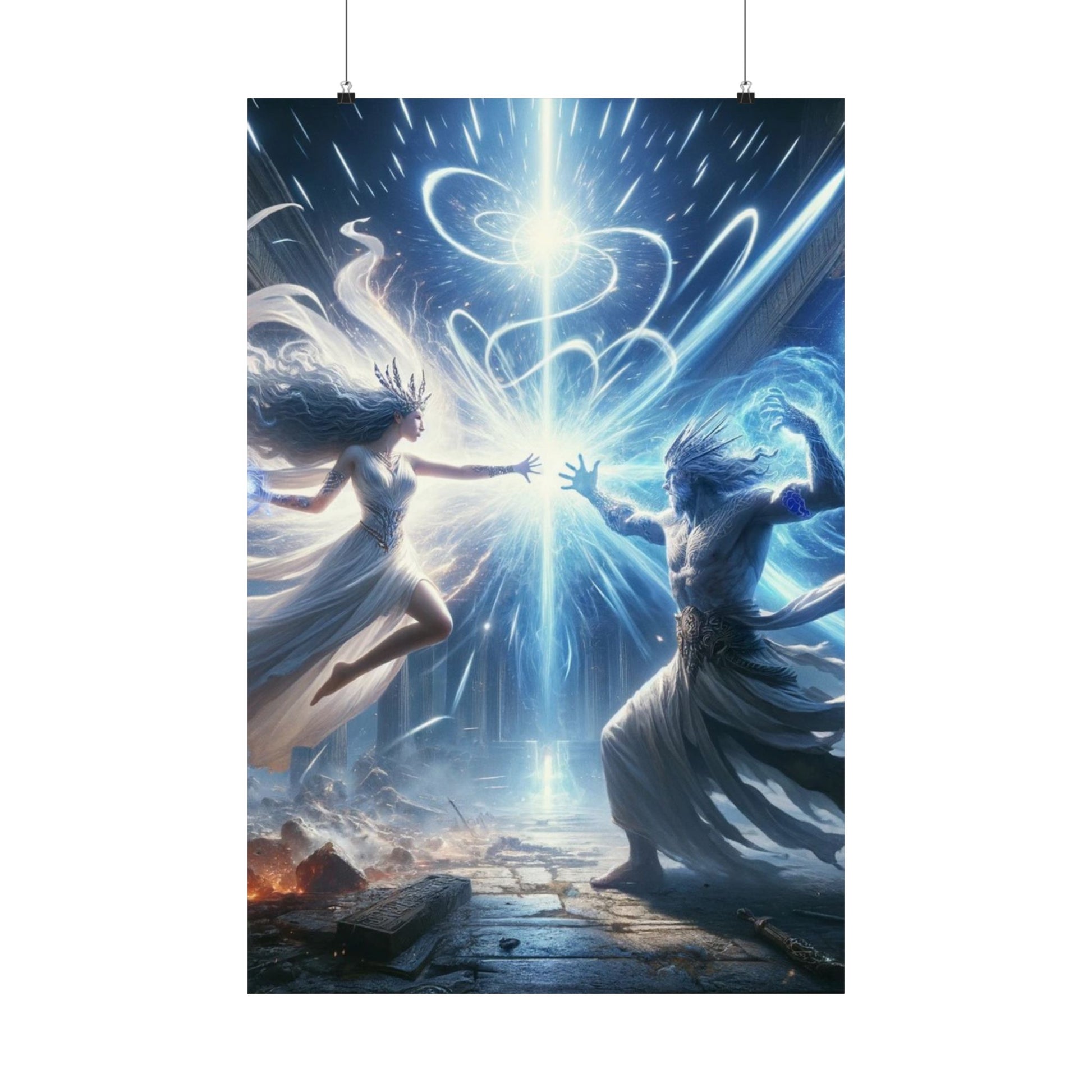 The Summoning Poster – a captivating dark art piece featuring mystical and occult-inspired design, perfect for home decor.