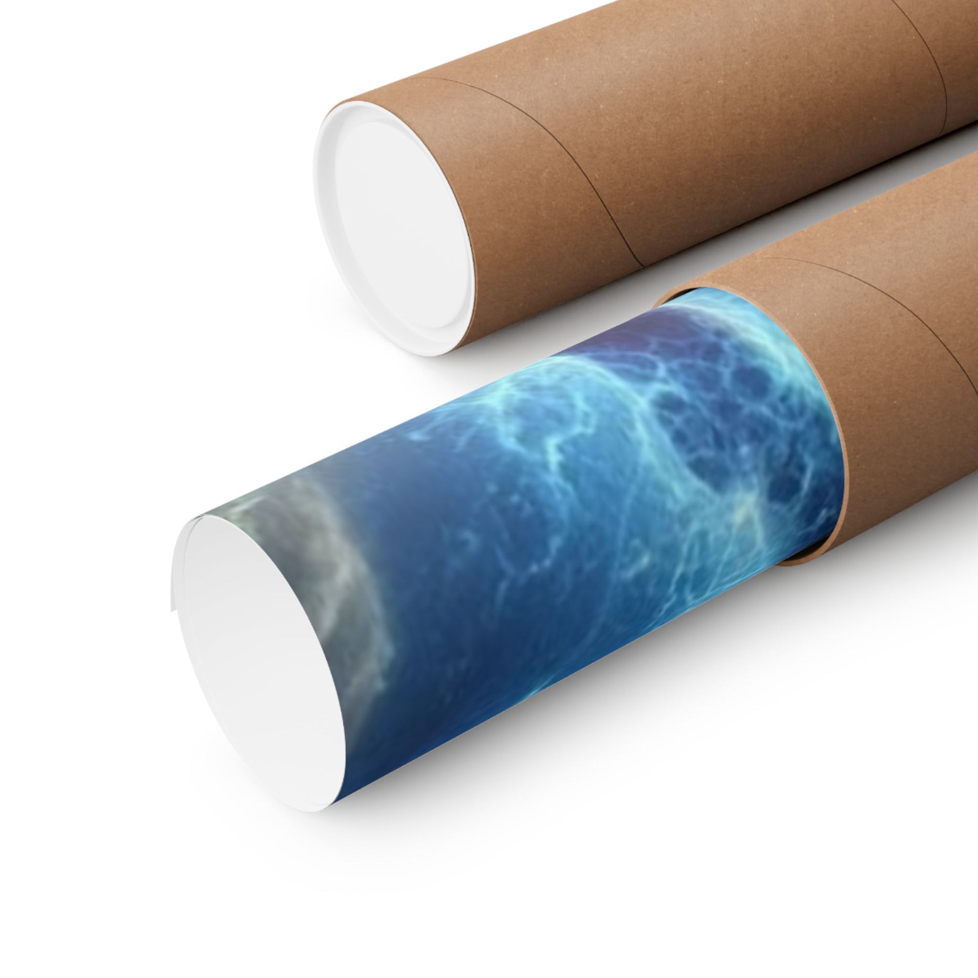 The Ultimate Battle II Poster securely rolled in a protective mailing tube for safe shipping and damage-free delivery.