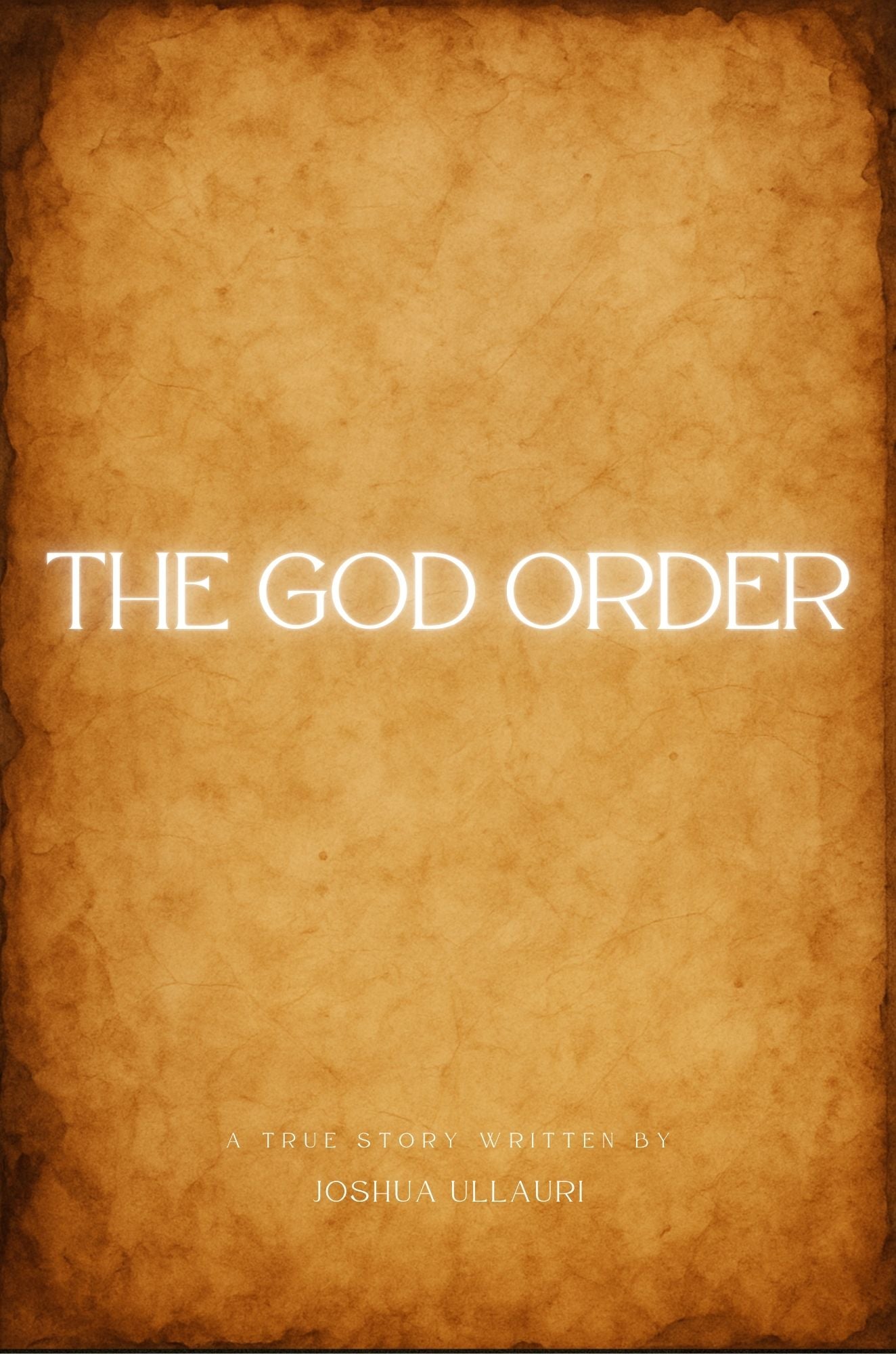 1st BOOK RELEASED The God Order (E-Book)