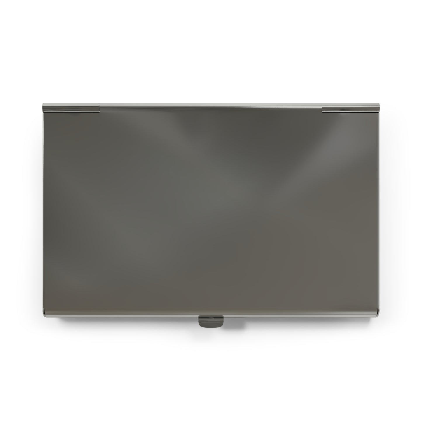 Breaking Barriers Business Card Holder with a strong, durable metal bottom for long-lasting use and sleek style.