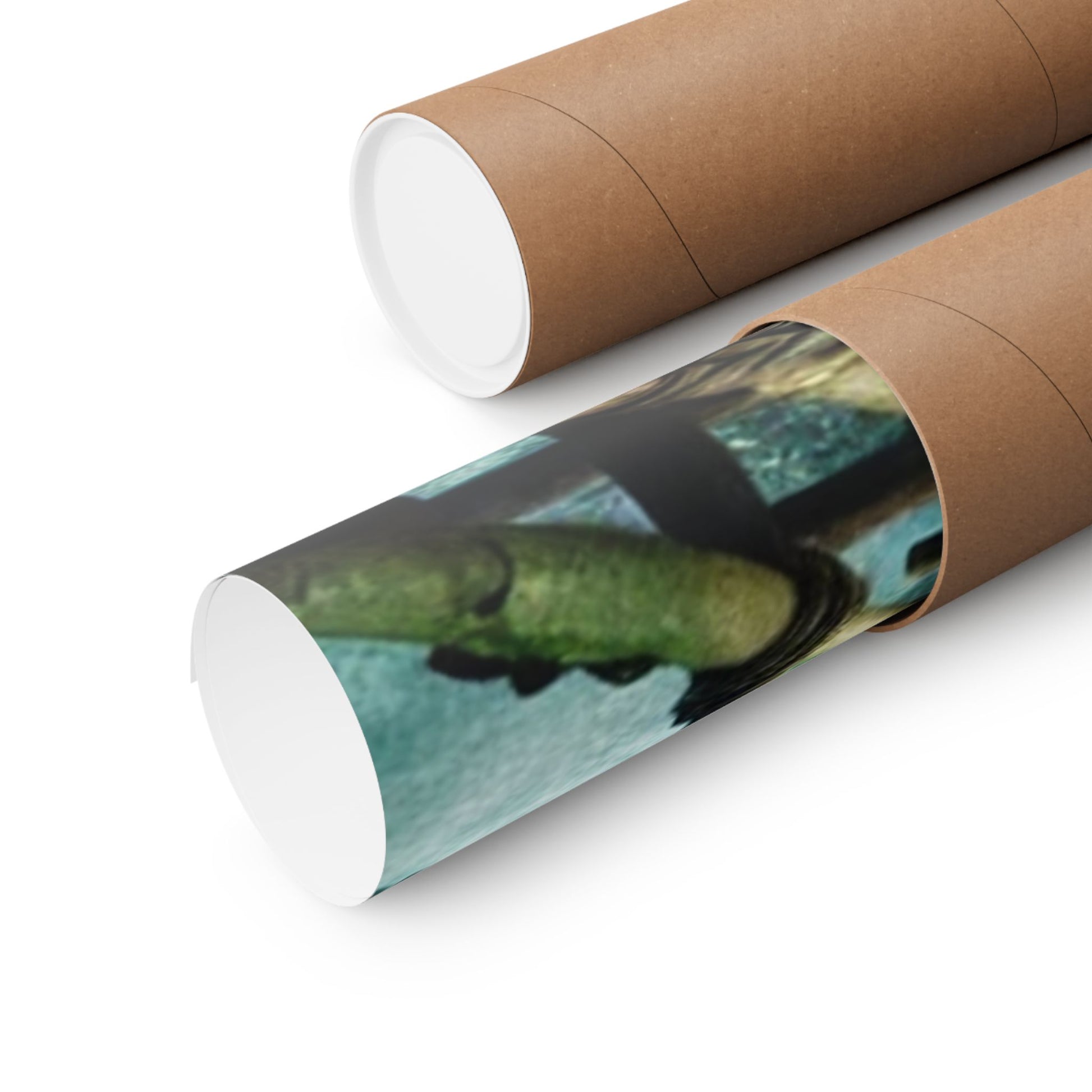 The Bridge of Destiny Poster securely rolled in a protective mailing tube for safe shipping and damage-free delivery.