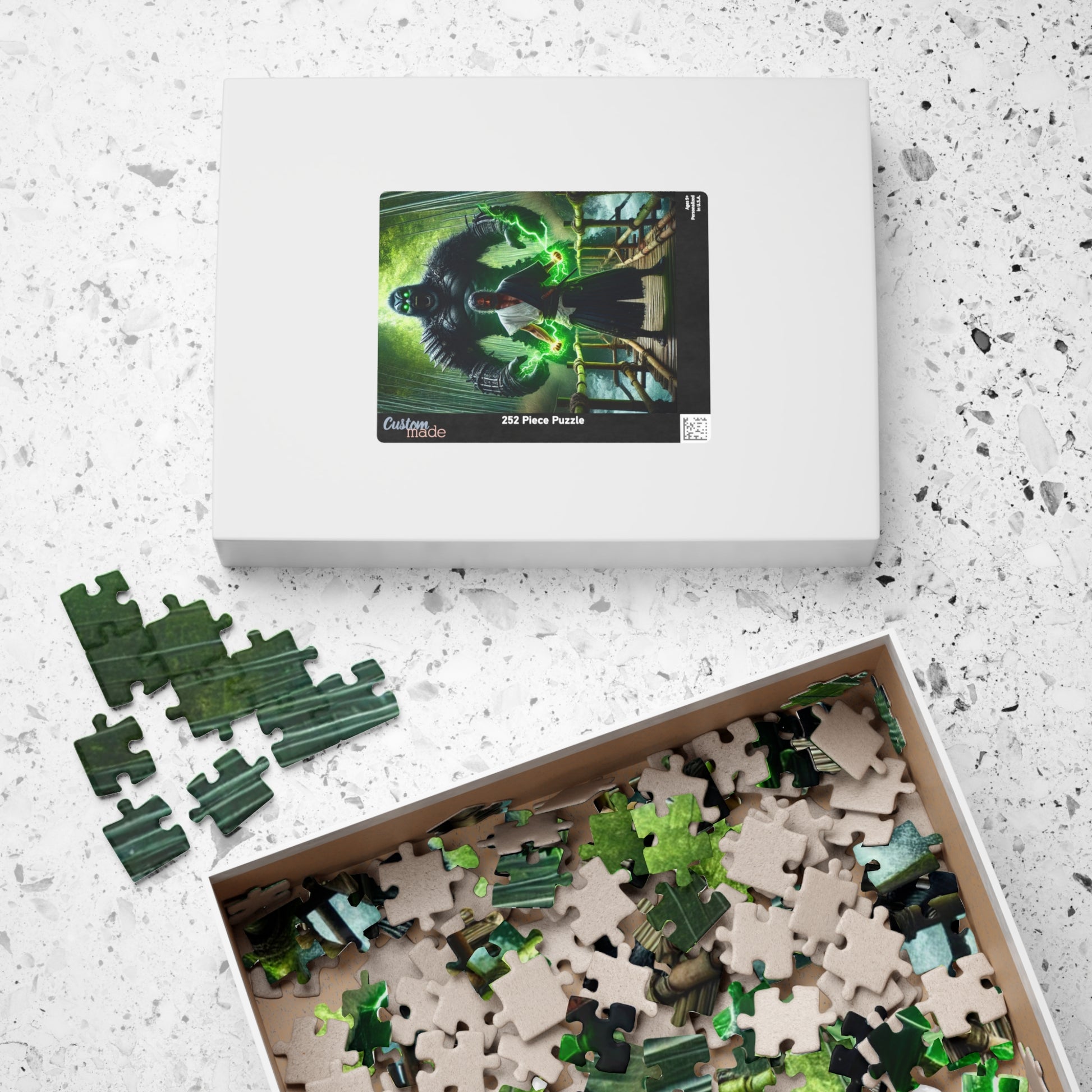 Bridge of Destiny puzzle packaged securely in a premium box for safe shipping and easy storage.