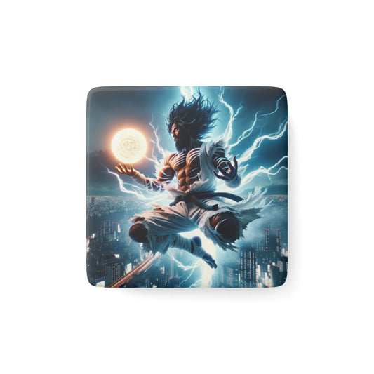 The Celestial Being Magnet featuring mystical celestial artwork, perfect for spiritual and cosmic decor.