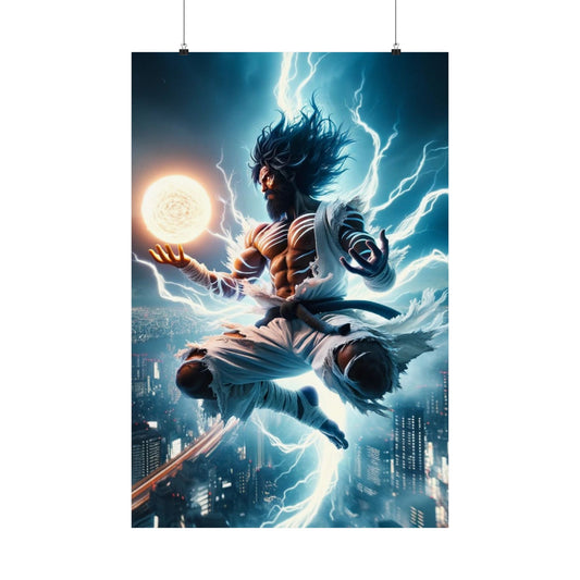 The Celestial Being Poster – a stunning spiritual wall art piece featuring cosmic and ethereal designs for home decor.