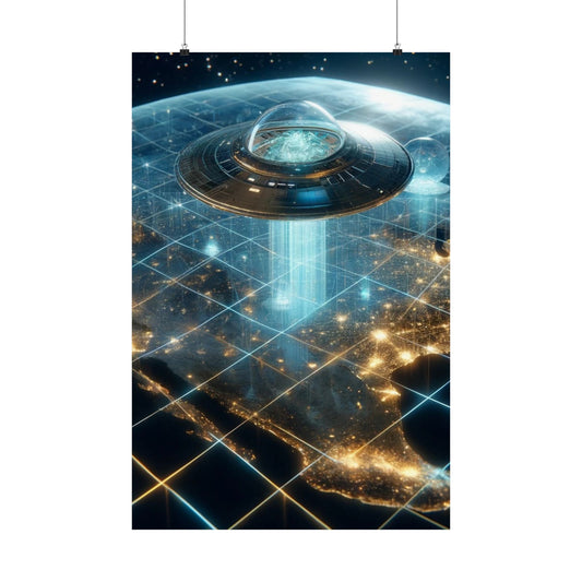 Galactic Guest II Poster – a stunning space-themed wall art print, perfect for sci-fi and astronomy lovers.