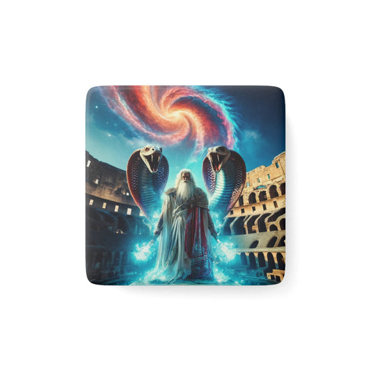 The Healer Magnet featuring a mesmerizing spiritual design, perfect for home or office decor.