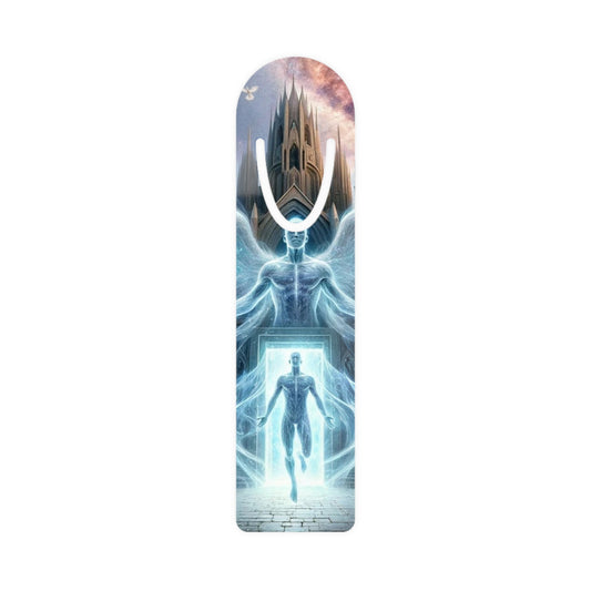 The Rebirth Bookmark featuring detailed fantasy artwork, perfect for book lovers and collectors.