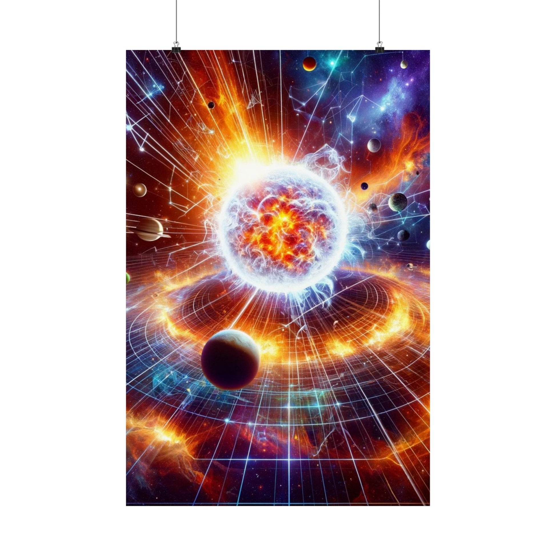 Sirius Star Poster – a breathtaking celestial wall art piece, perfect for astronomy lovers and spiritual decor.