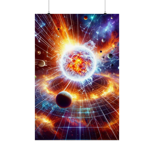 Sirius Star Poster – a breathtaking celestial wall art piece, perfect for astronomy lovers and spiritual decor.