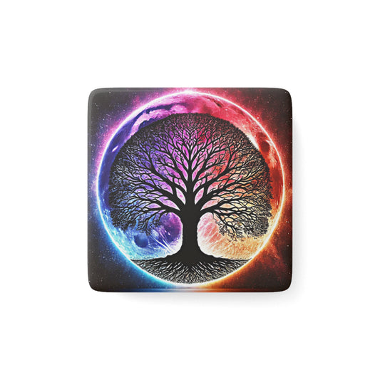 The Spiritual Sanctuary Magnet featuring peaceful artwork, perfect for meditation and spiritual decor.