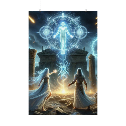 The Arrival Poster – a captivating fantasy-themed wall art piece, perfect for home, office, or creative spaces.