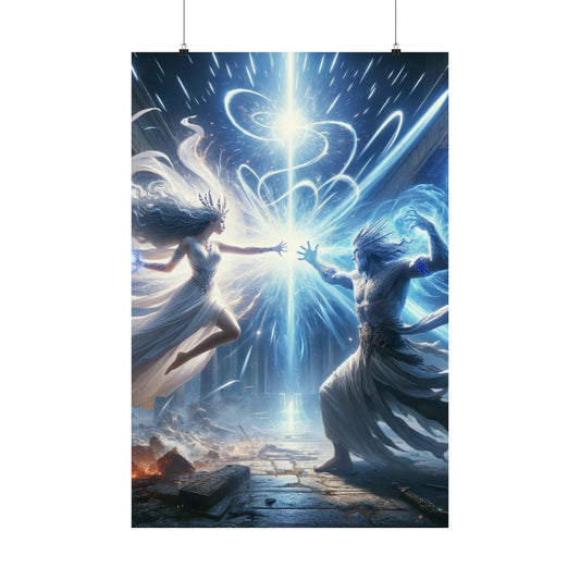 The Summoning Poster – a captivating dark art piece featuring mystical and occult-inspired design, perfect for home decor.